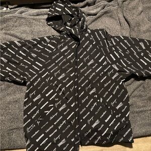 Balenciaga Black and White Signature Jacket